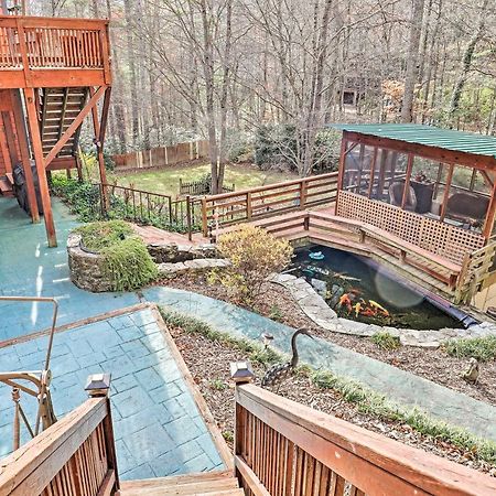 Asheville Mountain Getaway With Patio And Koi Pond! Kültér fotó